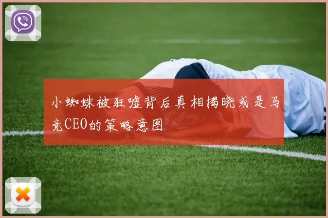 小蜘蛛被狂嘘背后真相揭晓或是马竞CEO的策略意图